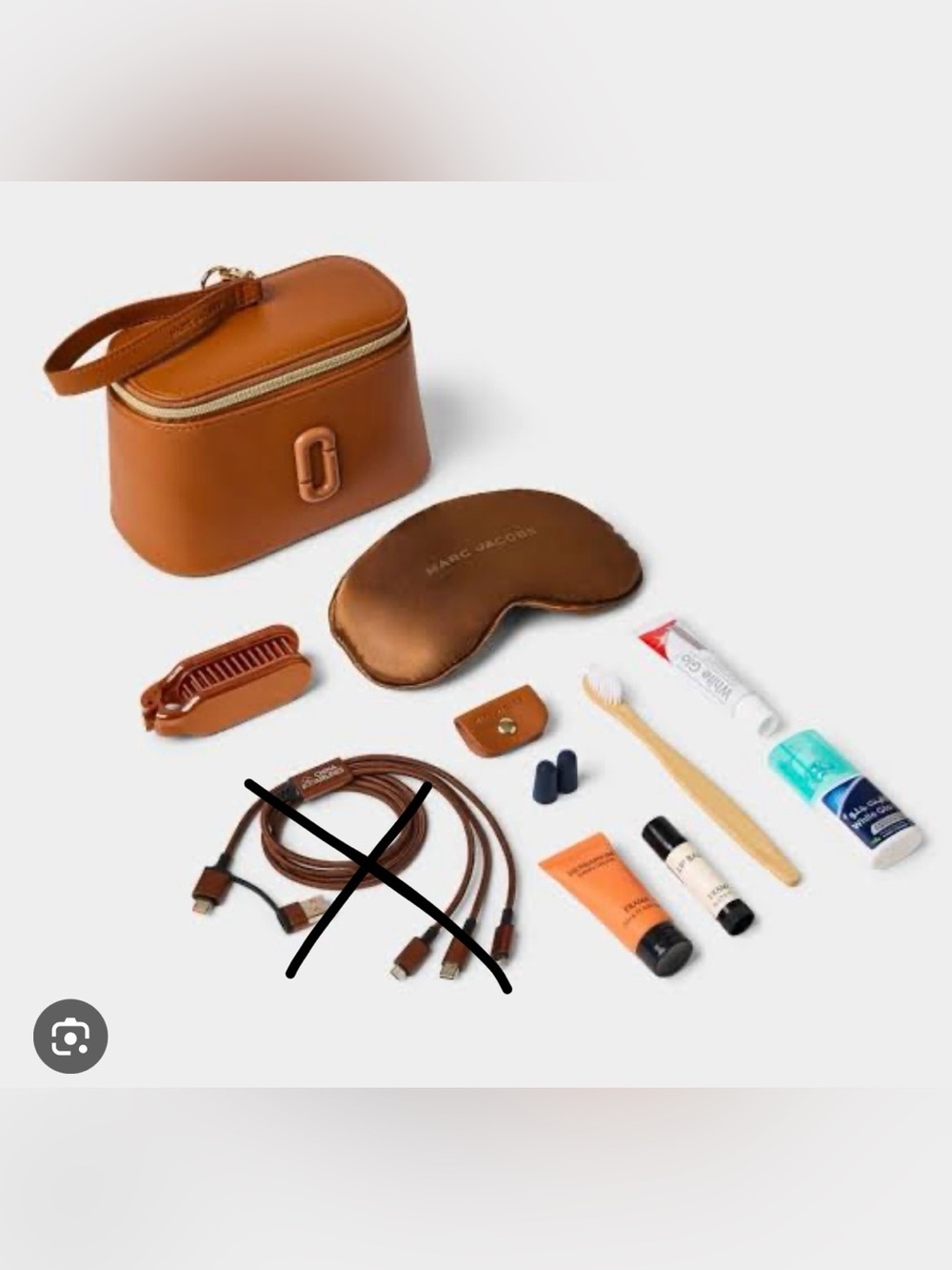 NWT Marc Jacobs x China Airlines Travel Kit Pouch Clutch